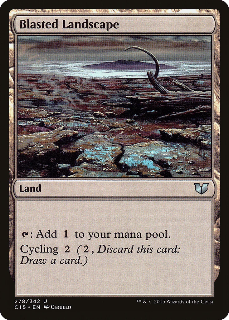 Blasted Landscape · Commander 2015