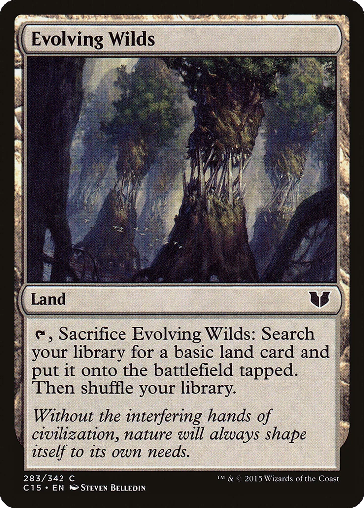 Evolving Wilds · Commander 2015