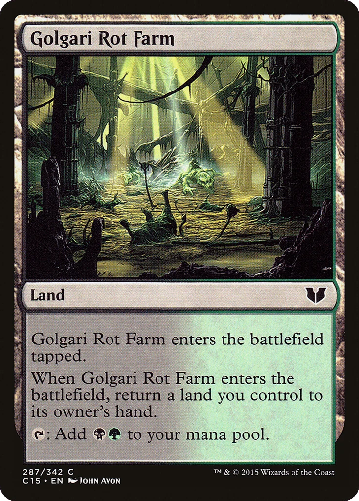 Golgari Rot Farm · Commander 2015