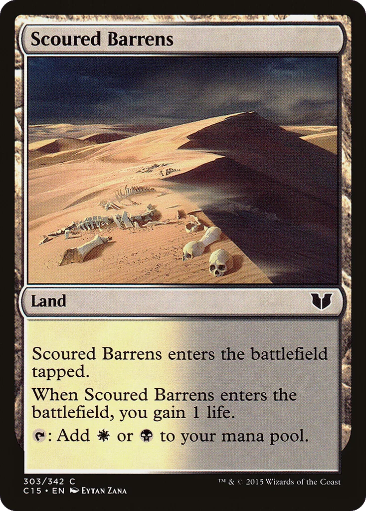 Scoured Barrens · Commander 2015