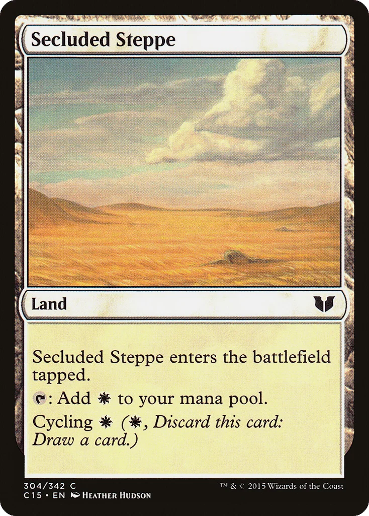 Secluded Steppe · Commander 2015
