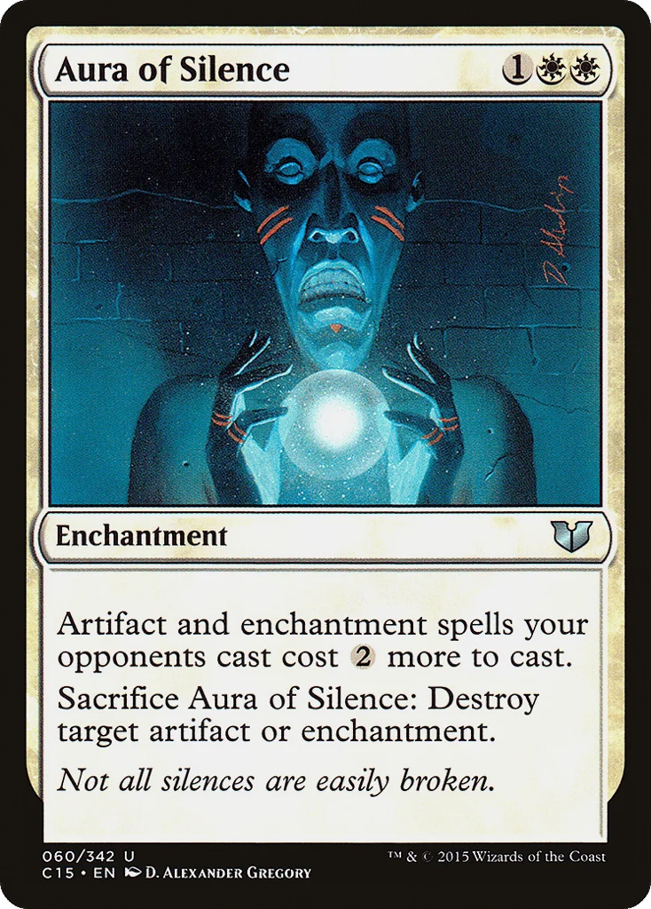 Aura of Silence · Commander 2015