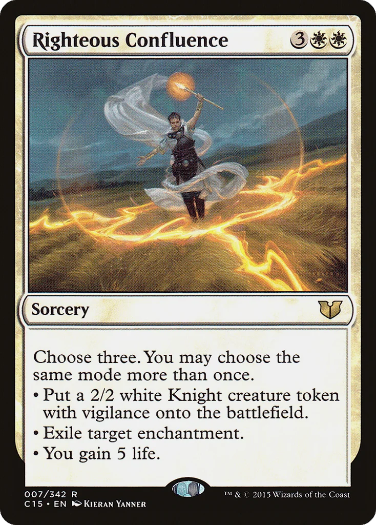 Righteous Confluence · Commander 2015