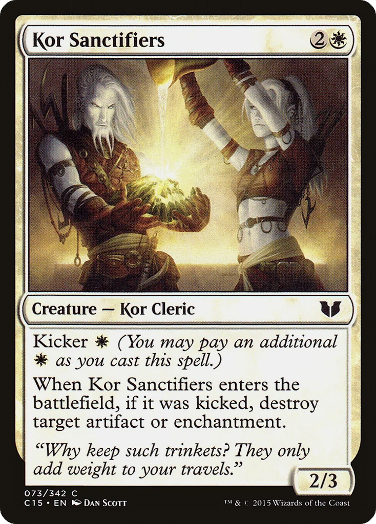 Kor Sanctifiers · Commander 2015