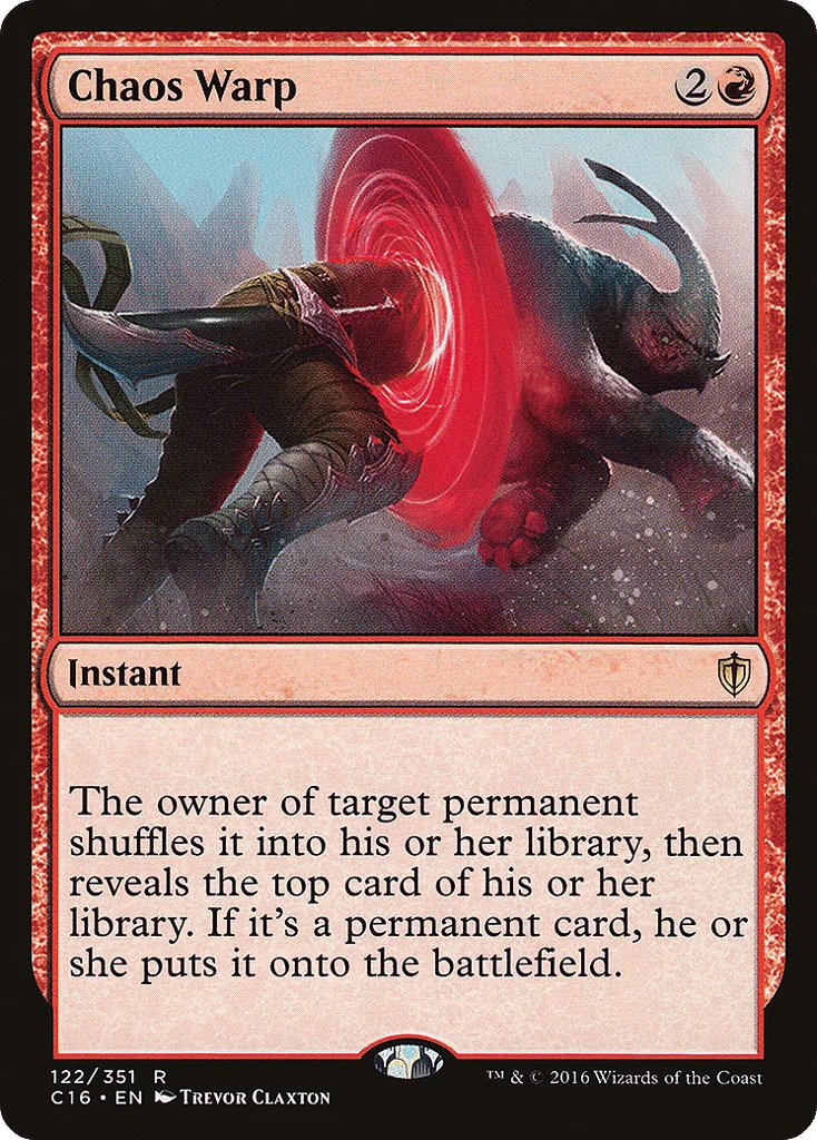 Chaos Warp · Commander 2016