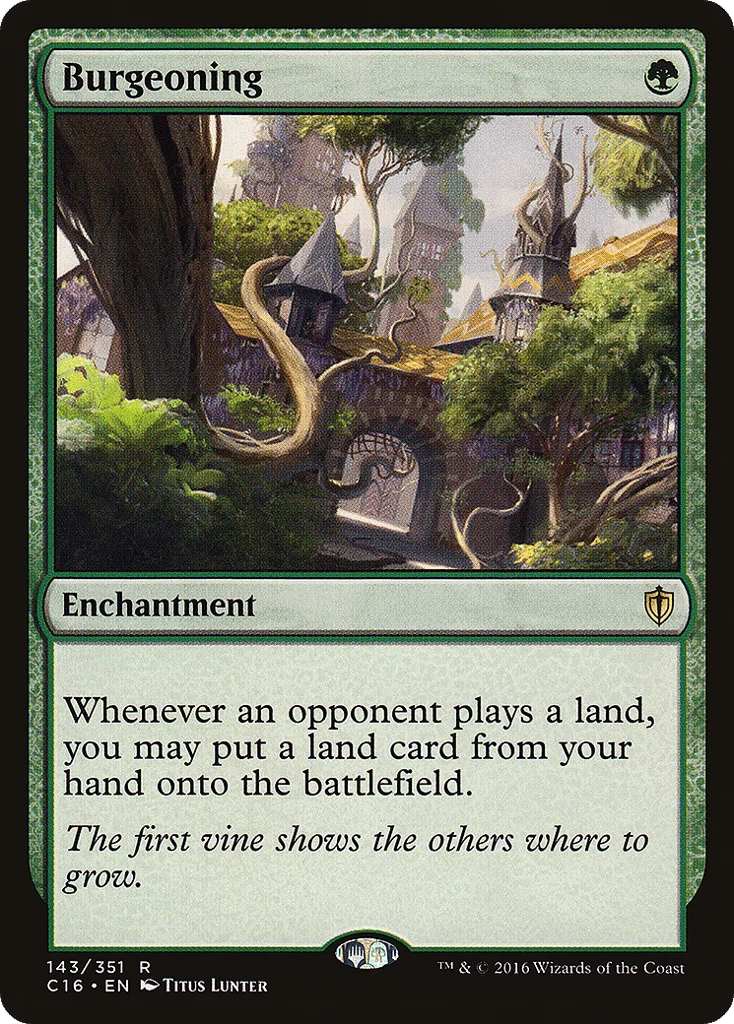 Burgeoning · Commander 2016