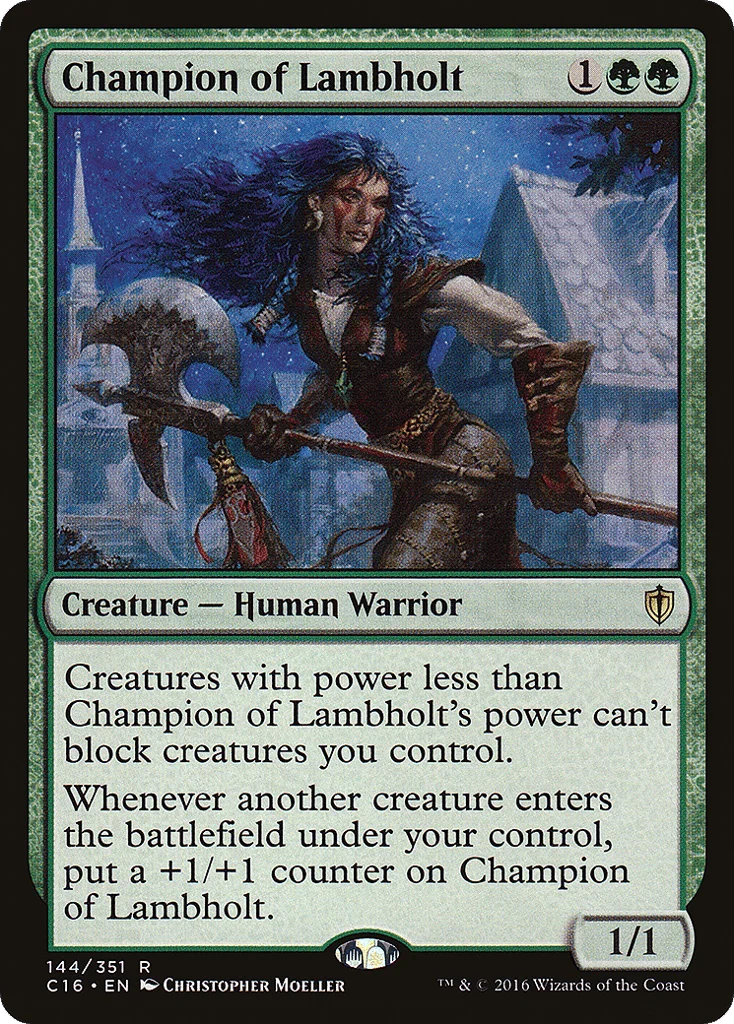 Champion of Lambholt · Commander 2016