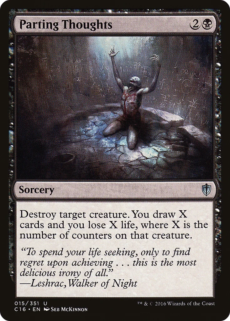 Parting Thoughts · Commander 2016