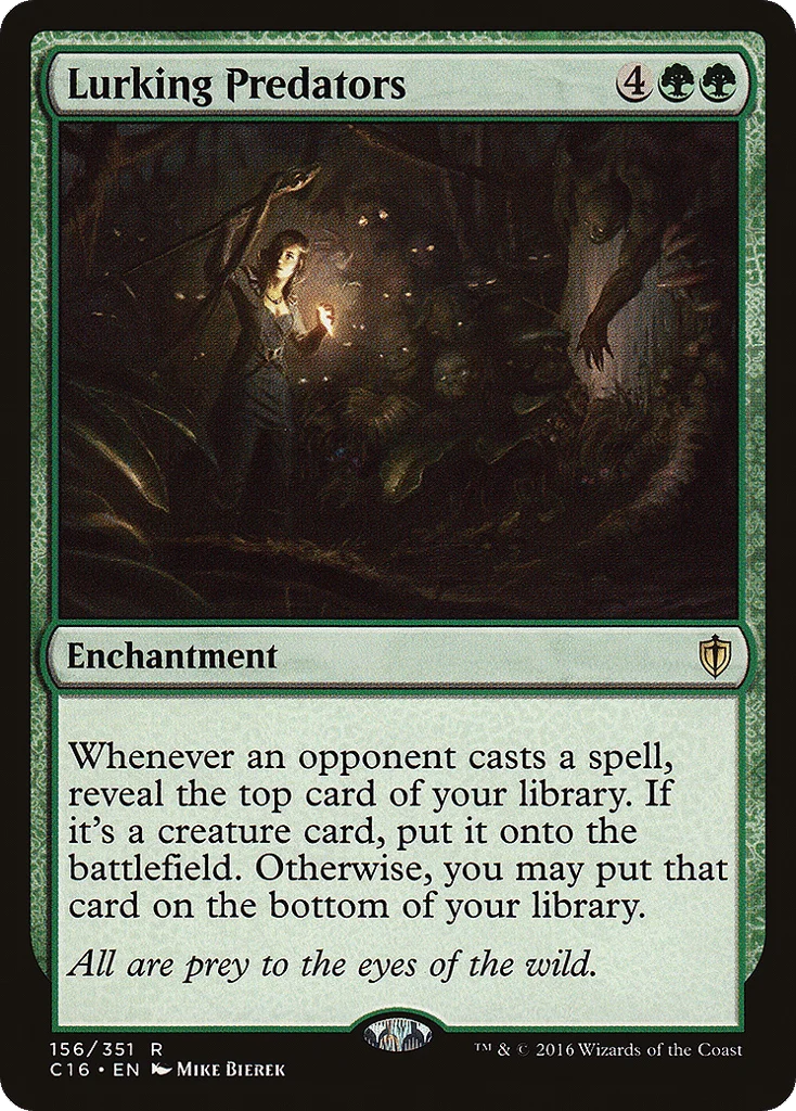 Lurking Predators · Commander 2016