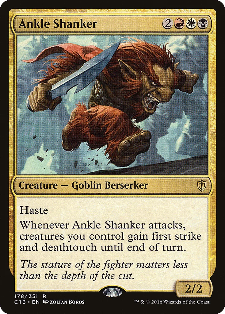 Ankle Shanker · Commander 2016