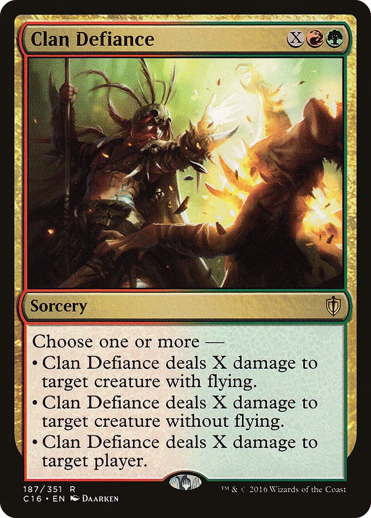 Clan Defiance · Commander 2016
