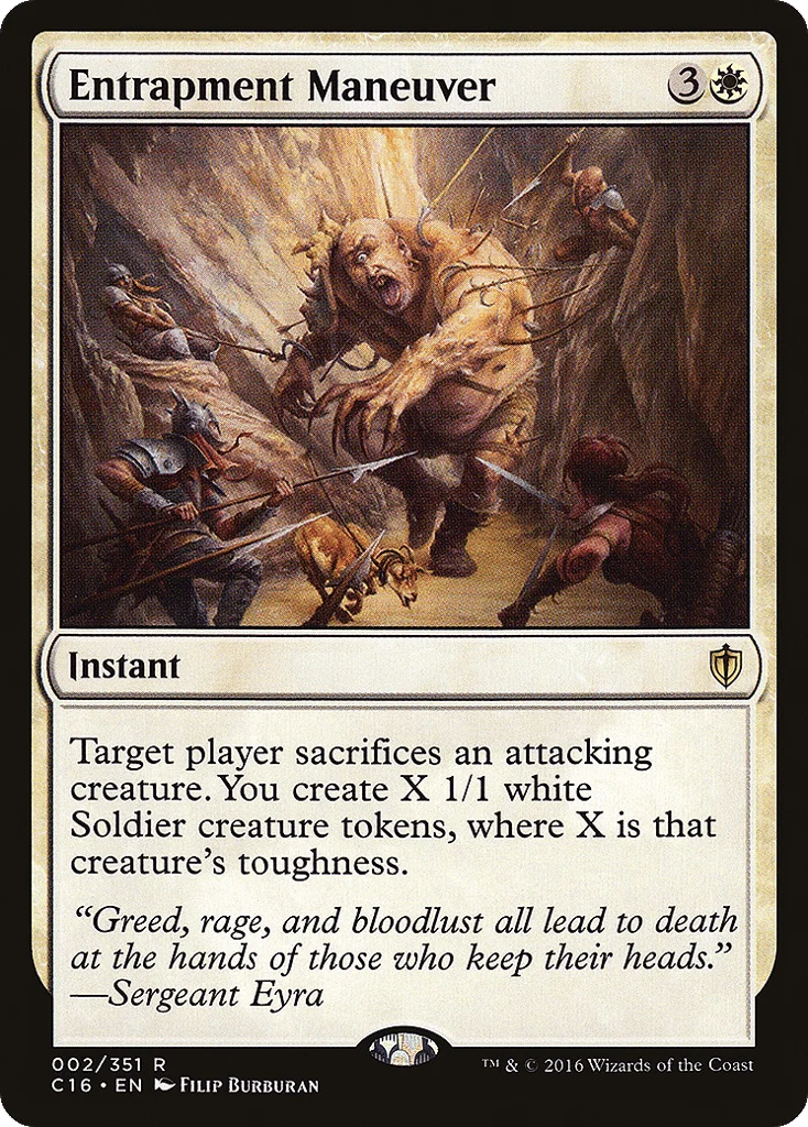 Entrapment Maneuver · Commander 2016