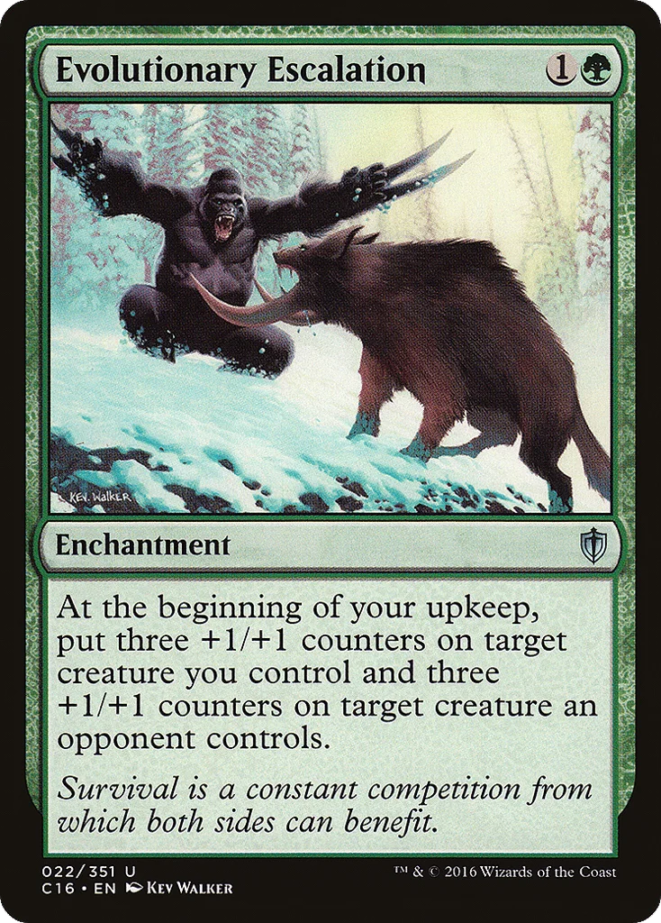 Evolutionary Escalation · Commander 2016