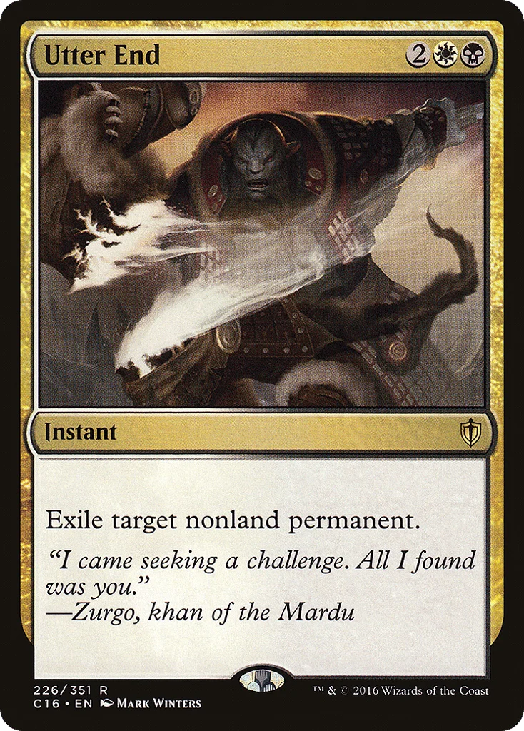 Utter End · Commander 2016