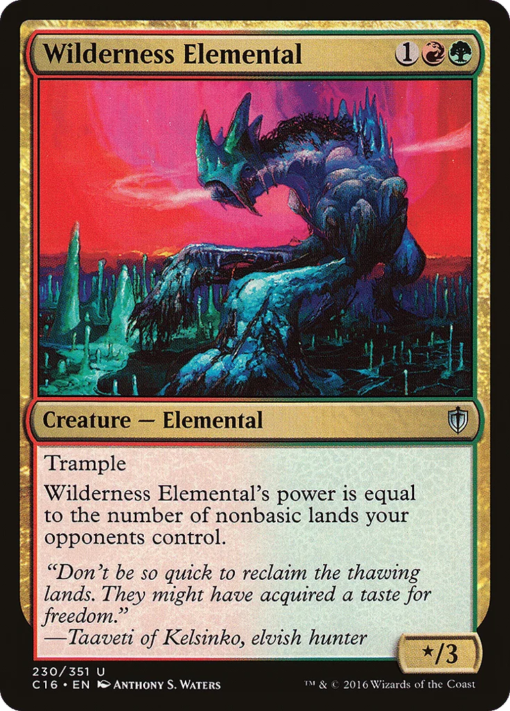 Wilderness Elemental · Commander 2016