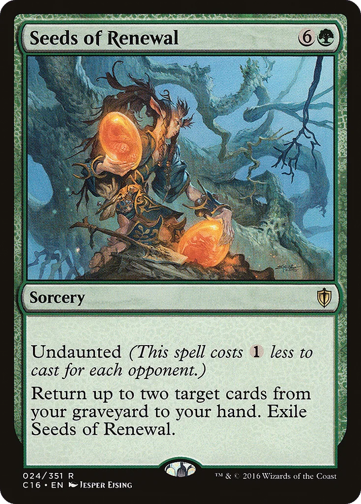 Seeds of Renewal · Commander 2016