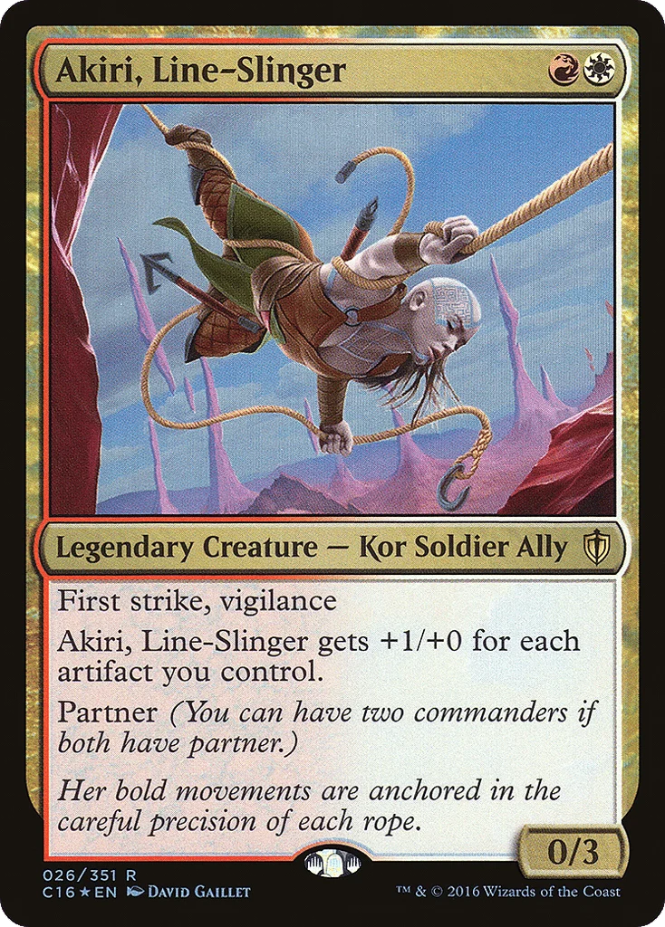 Akiri, Line-Slinger · Commander 2016