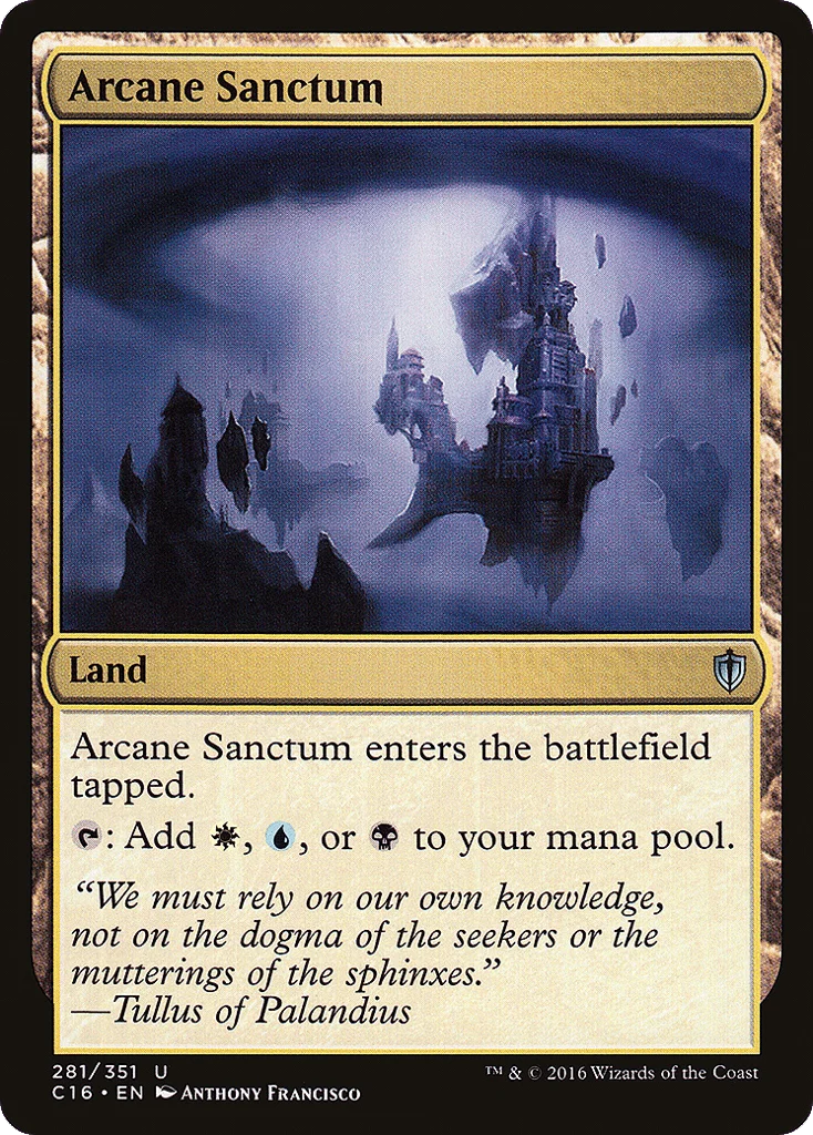 Arcane Sanctum · Commander 2016