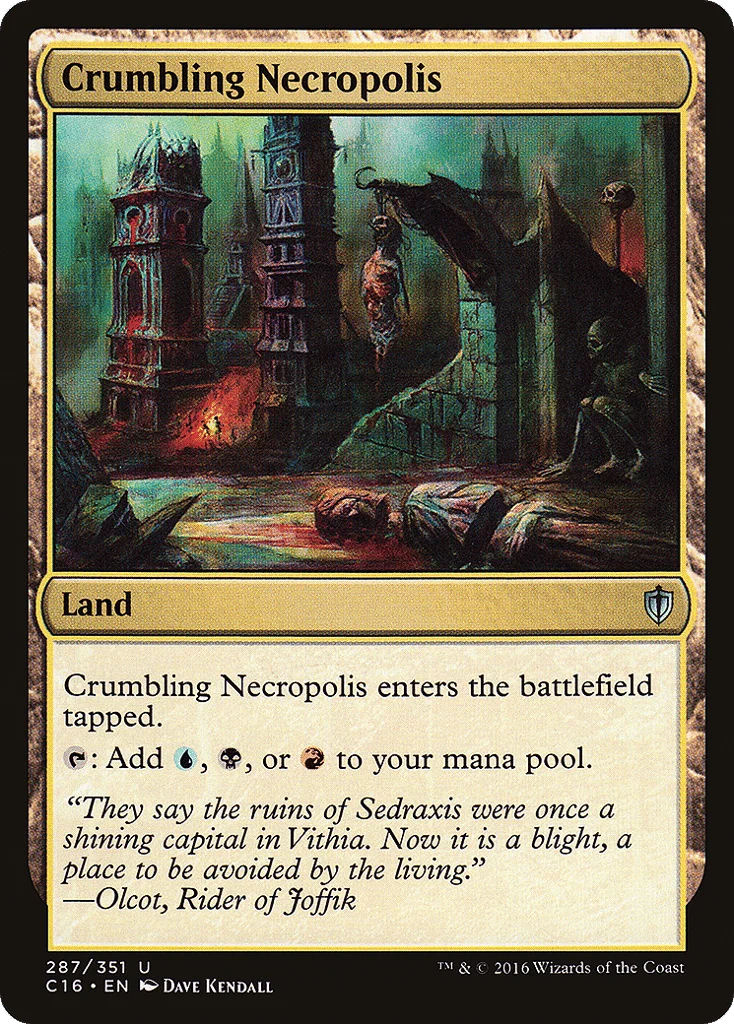 Crumbling Necropolis · Commander 2016