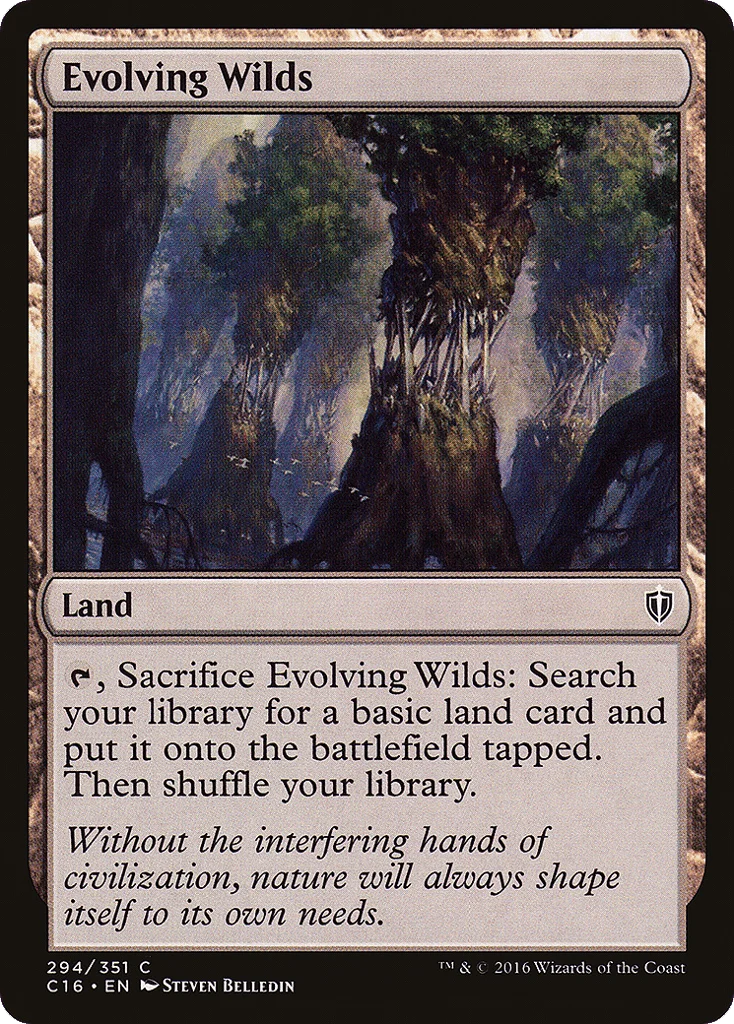 Evolving Wilds · Commander 2016