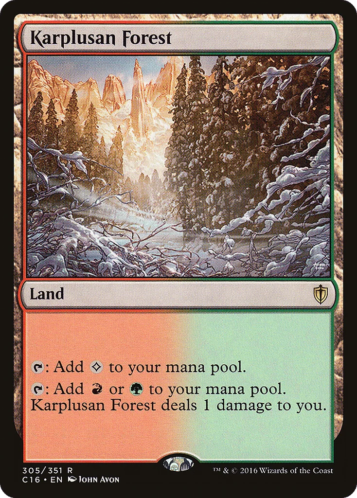 Karplusan Forest · Commander 2016