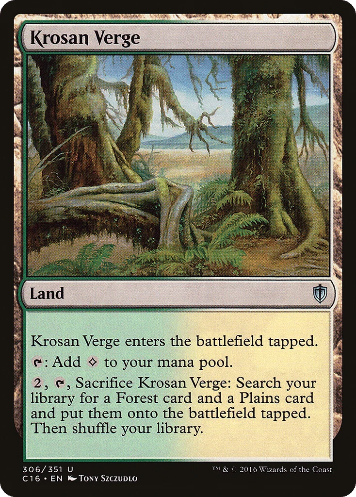 Krosan Verge · Commander 2016