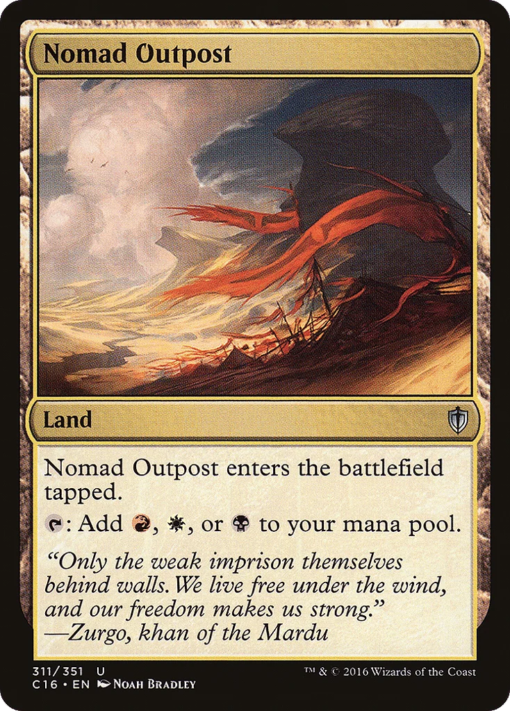 Nomad Outpost · Commander 2016