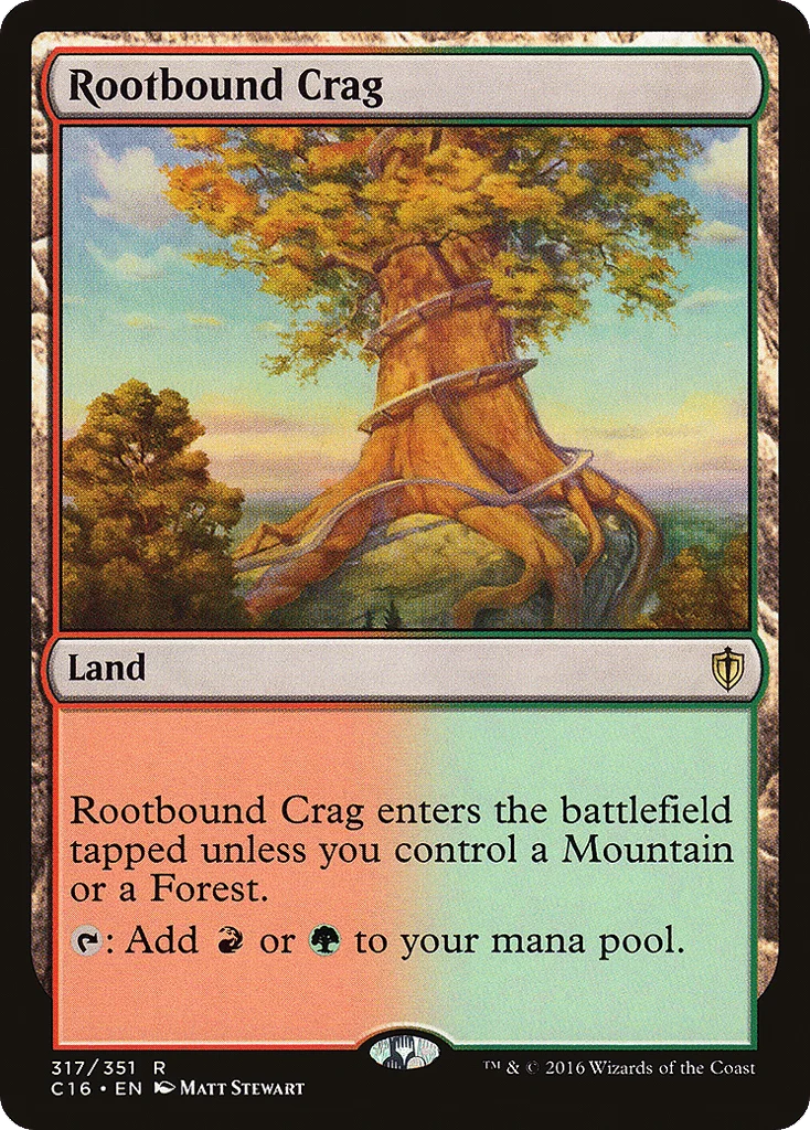 Rootbound Crag · Commander 2016