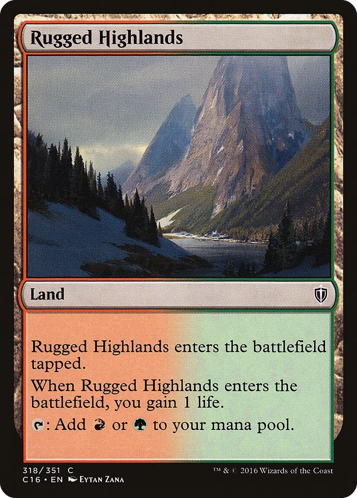 Rugged Highlands · Commander 2016