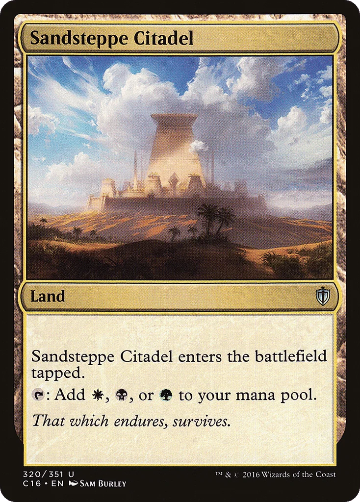 Sandsteppe Citadel · Commander 2016