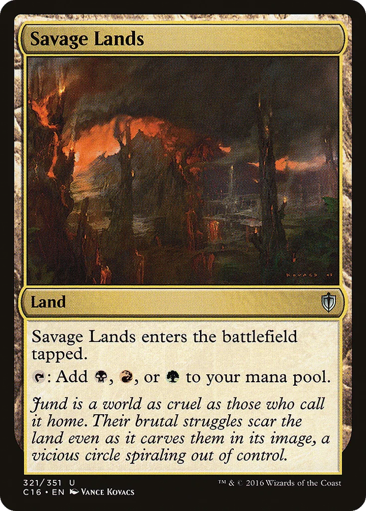 Savage Lands · Commander 2016