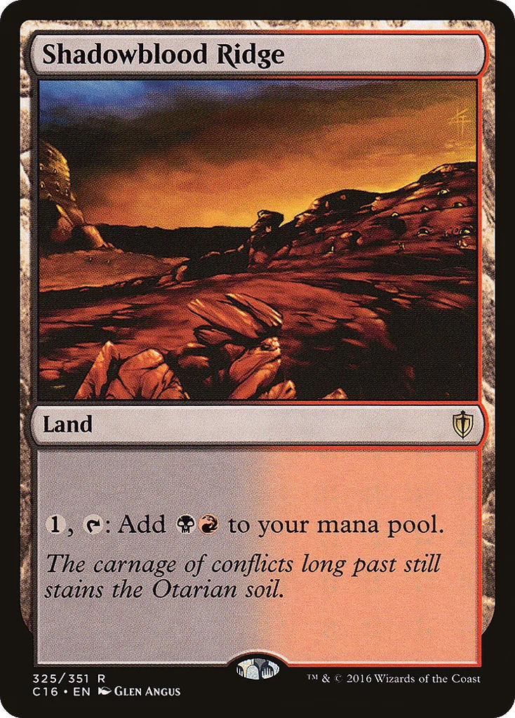 Shadowblood Ridge · Commander 2016