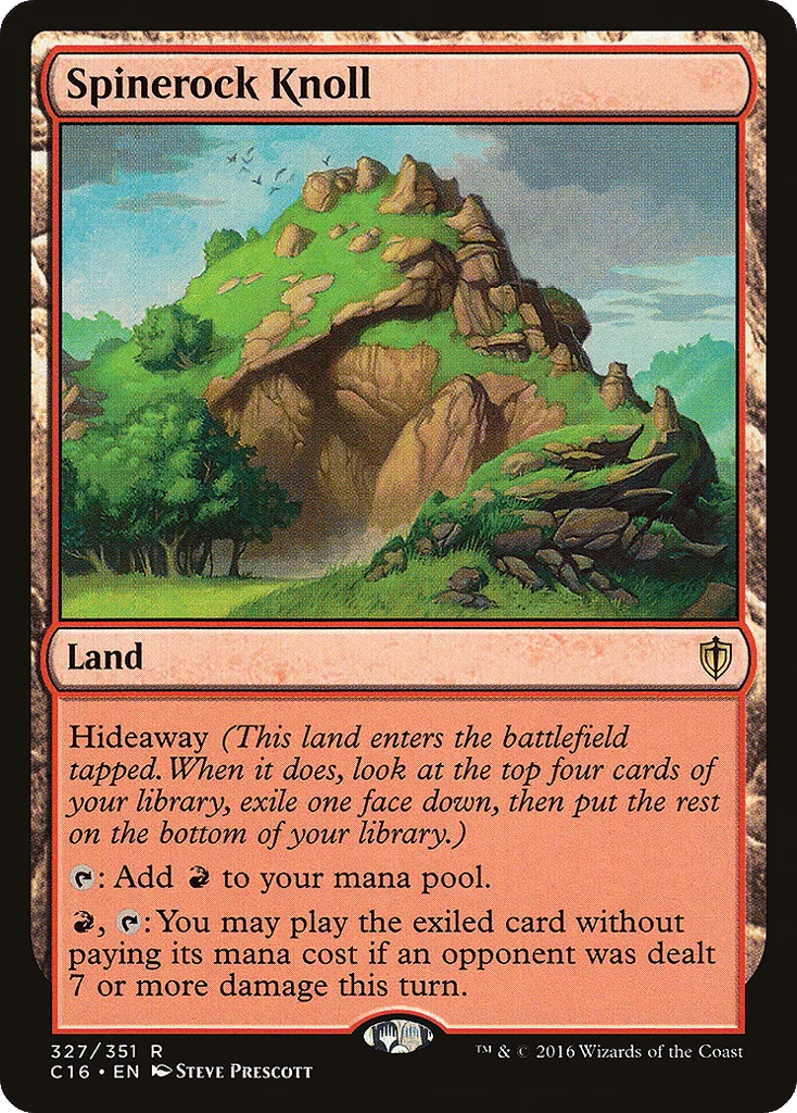 Spinerock Knoll · Commander 2016