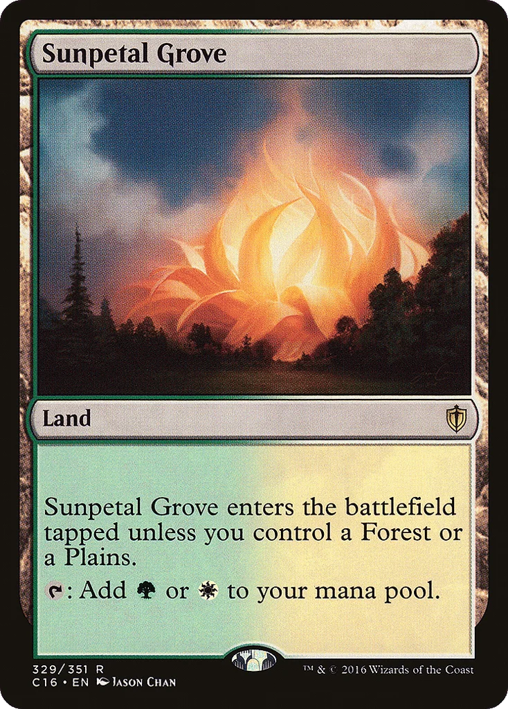 Sunpetal Grove · Commander 2016