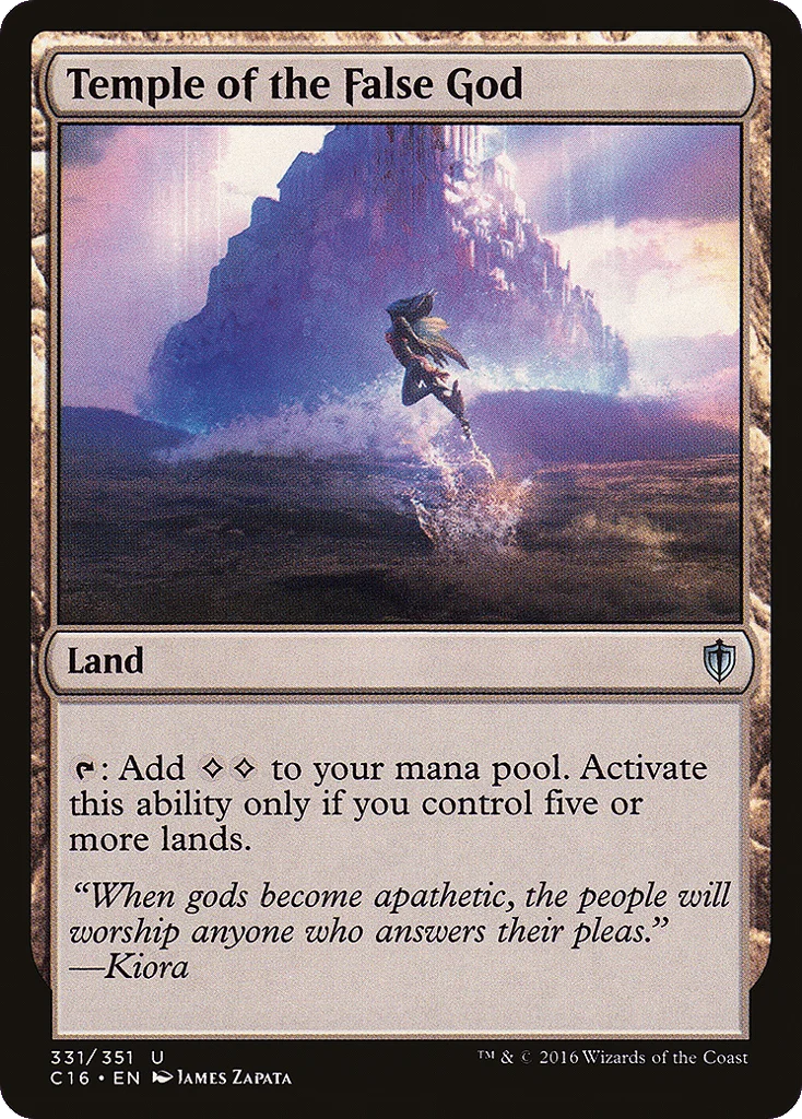 Temple of the False God · Commander 2016