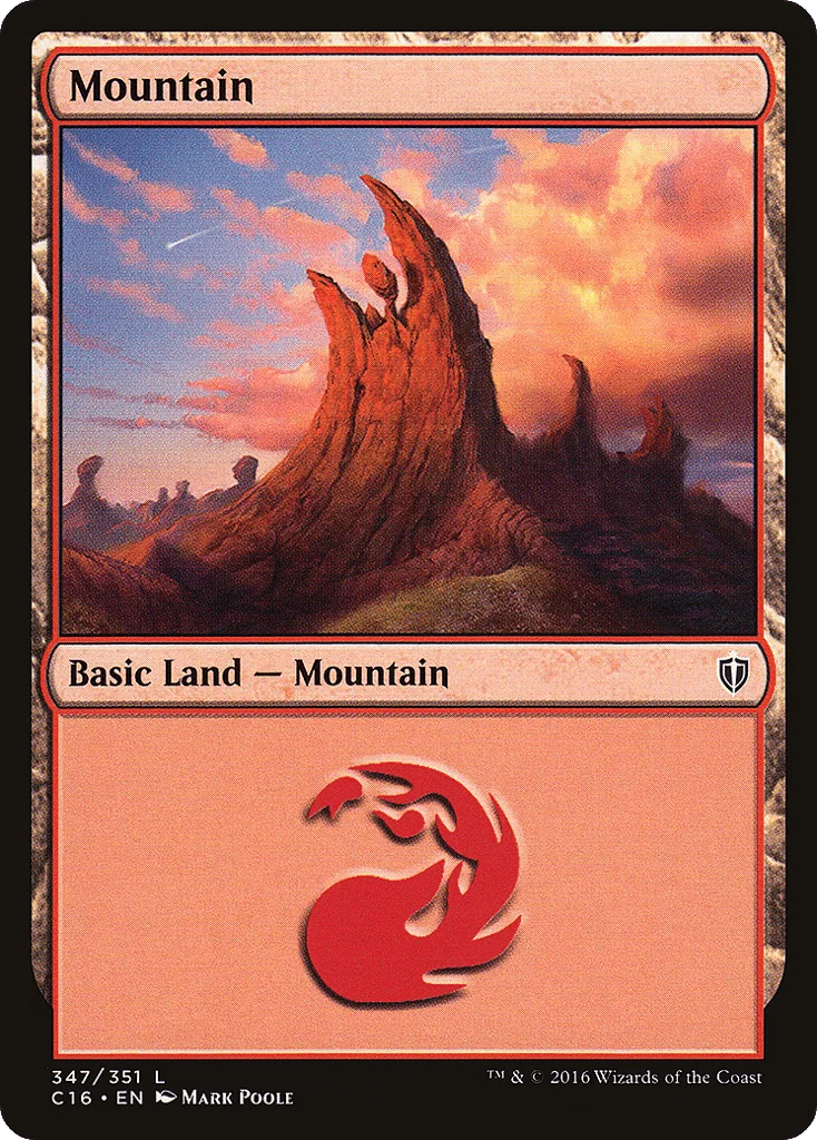 Mountain · Commander 2016