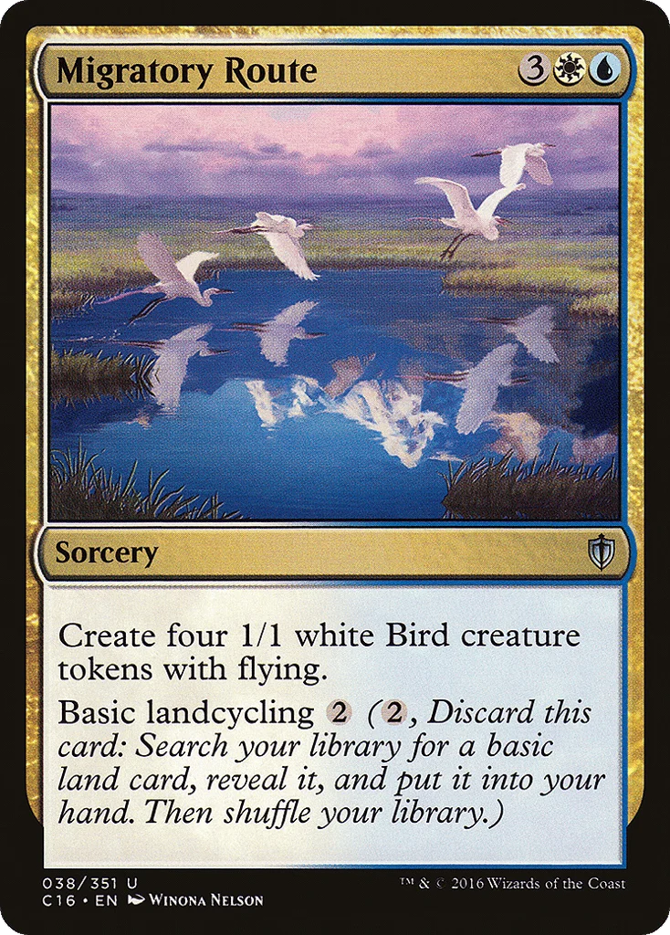 Migratory Route · Commander 2016