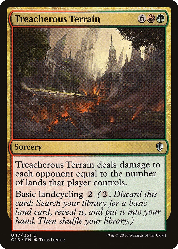 Treacherous Terrain · Commander 2016