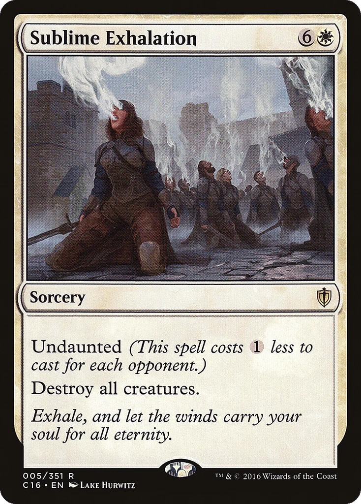 Sublime Exhalation · Commander 2016