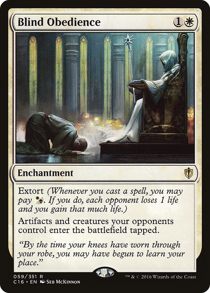 Blind Obedience · Commander 2016