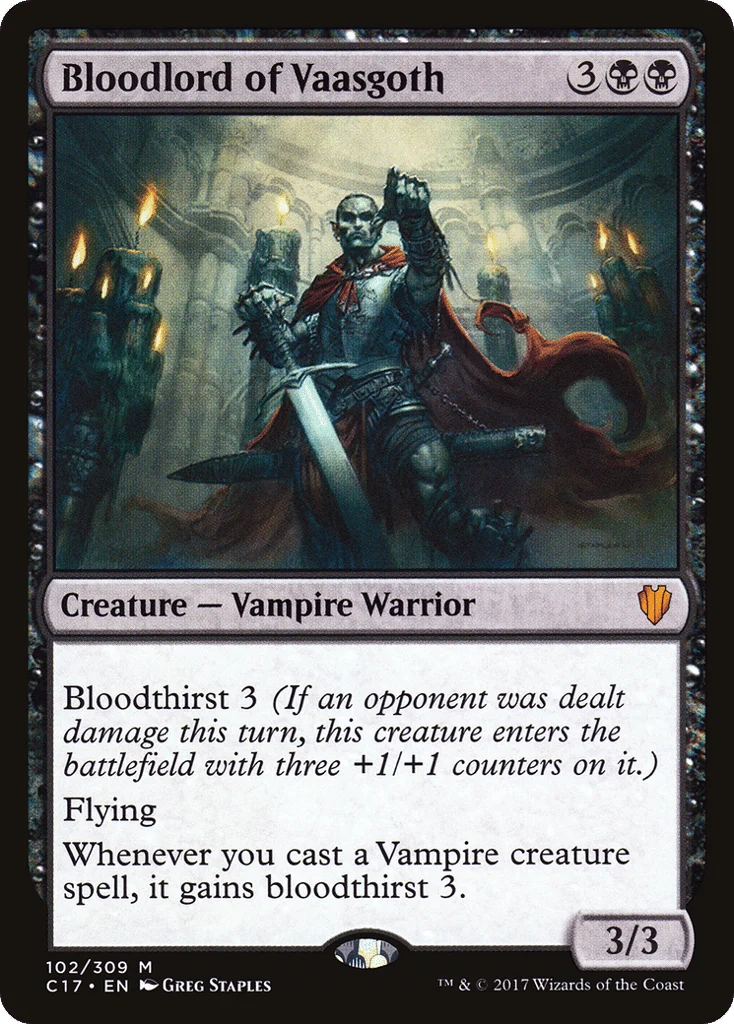 Bloodlord of Vaasgoth · Commander 2017