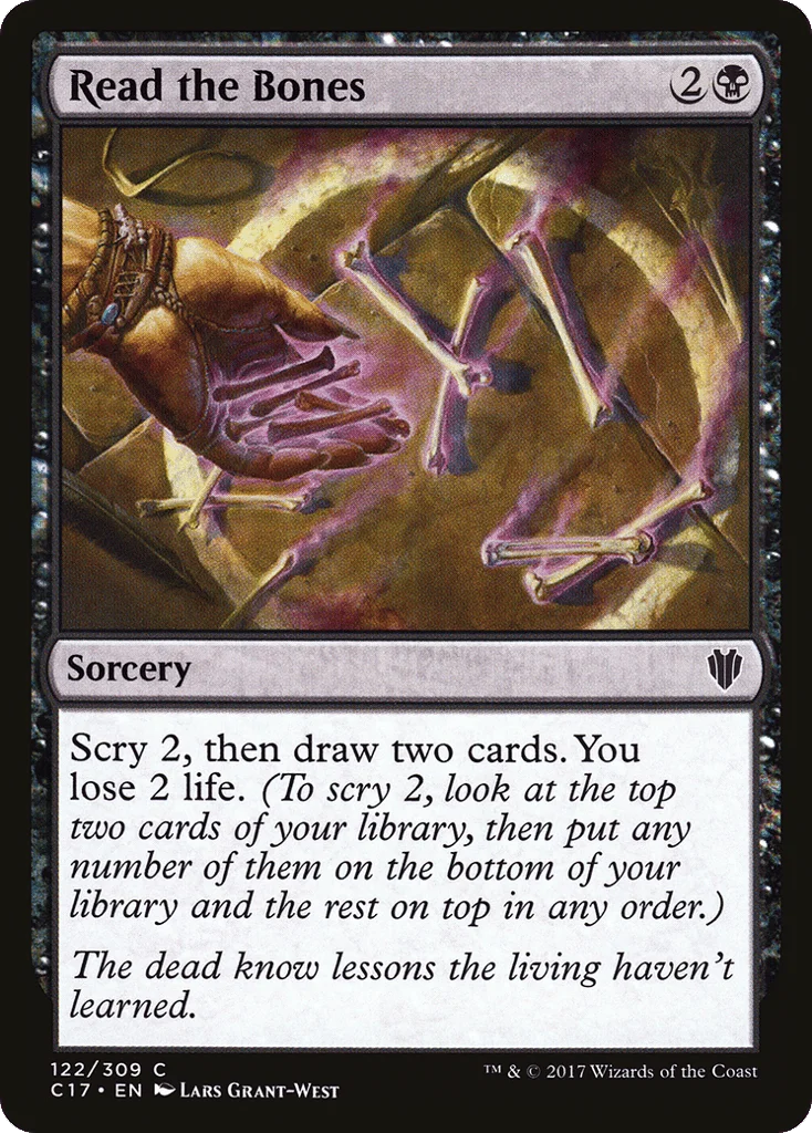 Read the Bones · Commander 2017