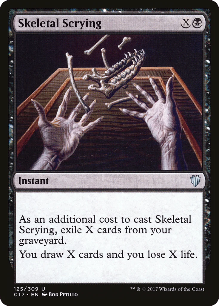 Skeletal Scrying · Commander 2017