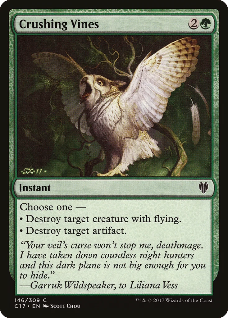 Crushing Vines · Commander 2017