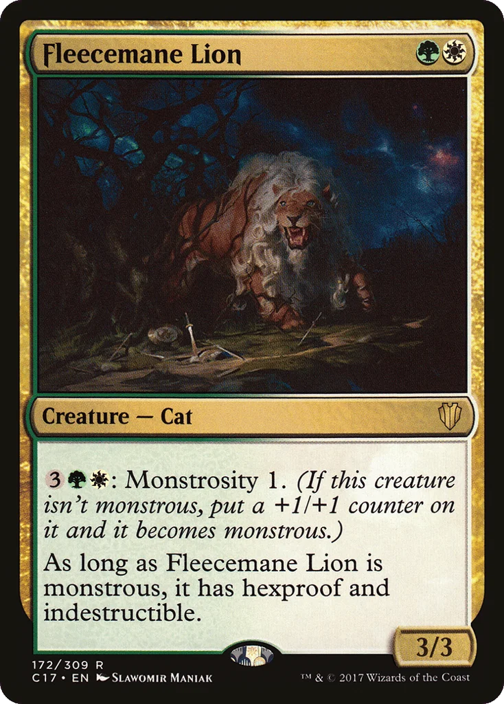 Fleecemane Lion · Commander 2017