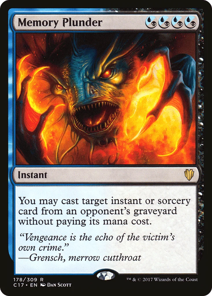 Memory Plunder · Commander 2017