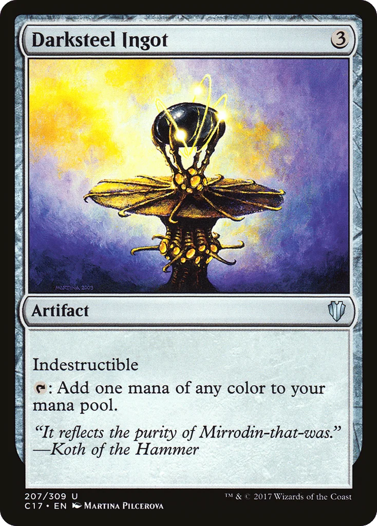 Darksteel Ingot · Commander 2017