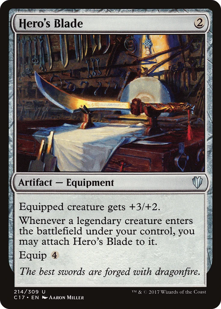 Hero's Blade · Commander 2017