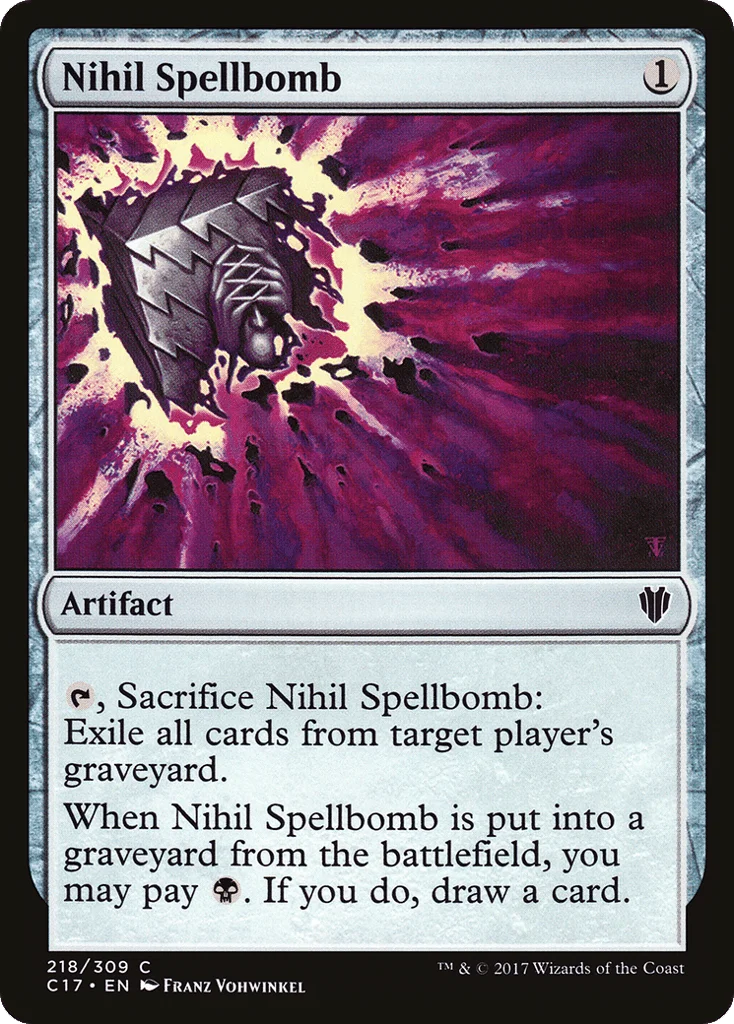 Nihil Spellbomb · Commander 2017