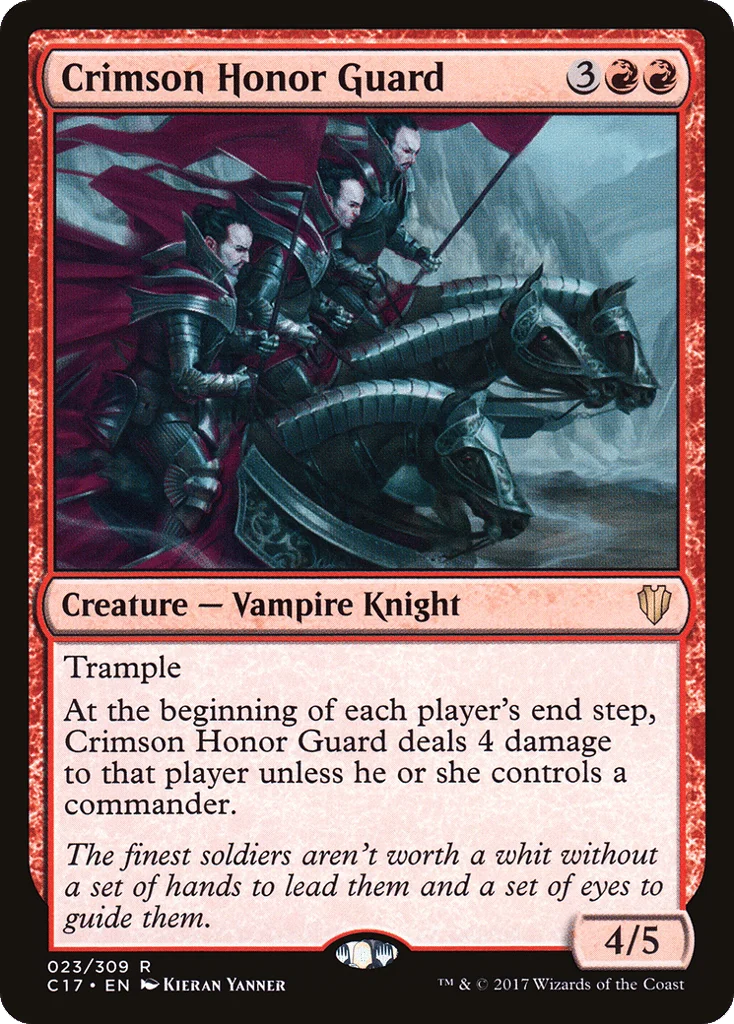 Crimson Honor Guard · Commander 2017